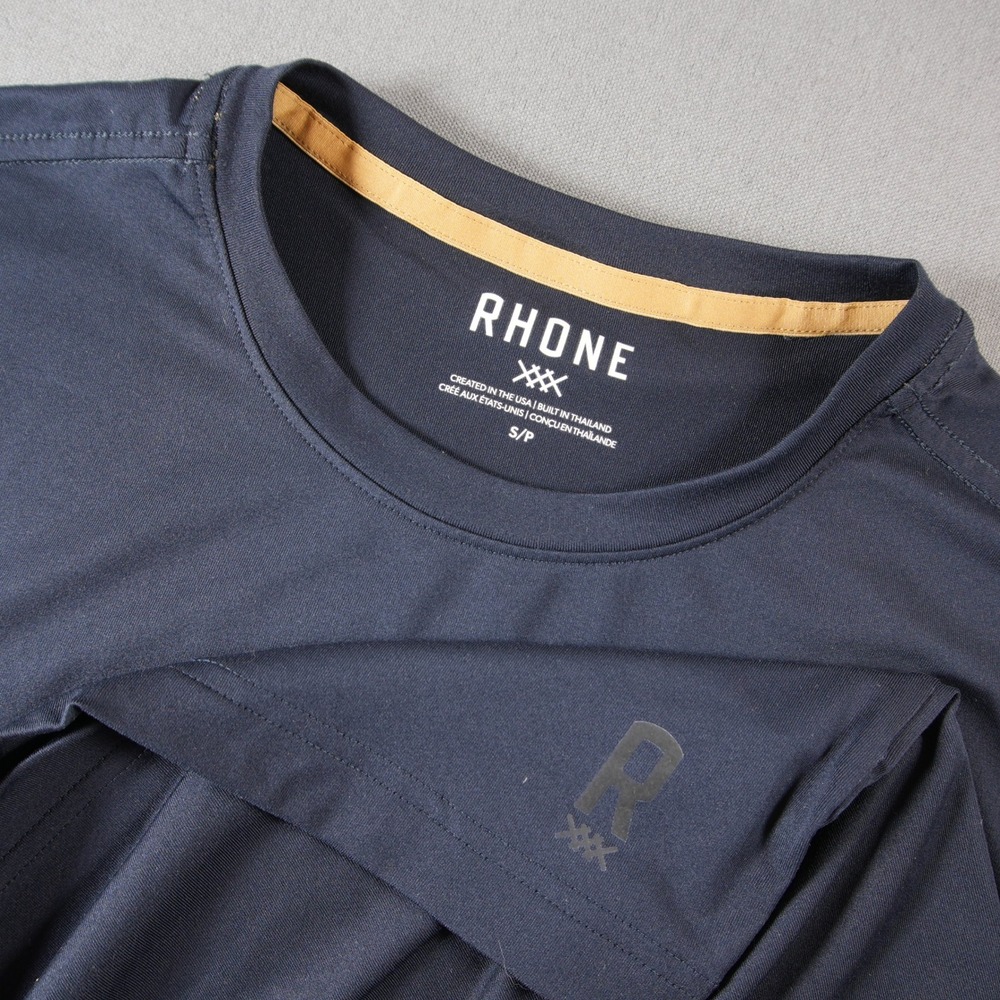 Rhone Performance Gym Workout Running Reign Short Sleeve Men T-Shirt S